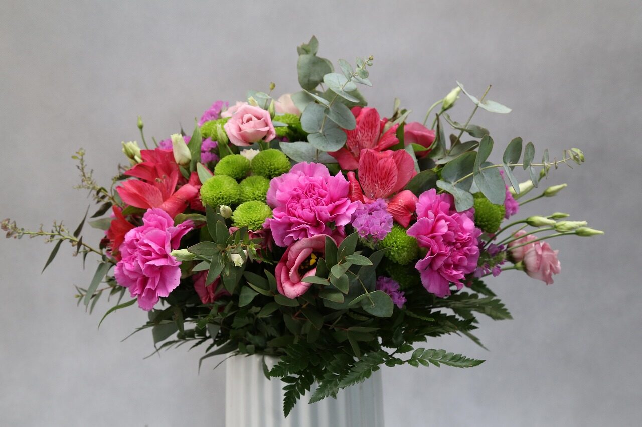 flowers, bouquet, flower shop, decoration, composition, beautiful flowers, bouquet of flowers, flower bouquet, nature, flower wallpaper, tiny flowers, anniversary bouquet, baptism, party, the ceremony, wedding, vase, color, abstraction, the background, flower background, the colour of the, colorful, red, blue, flower, orange