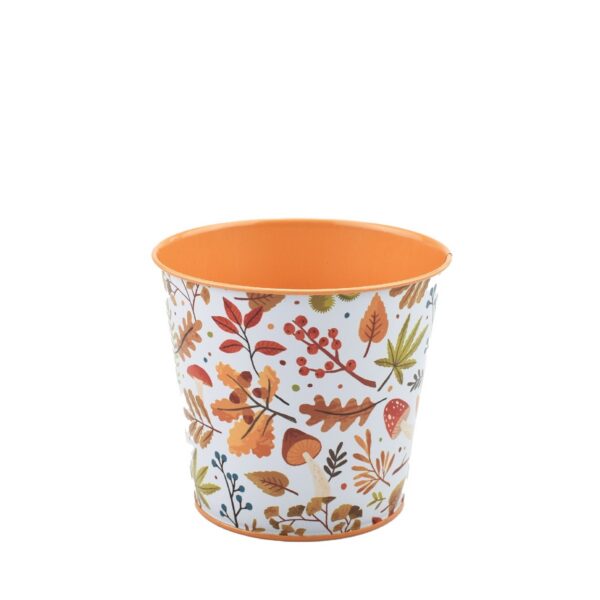 Obal na kvetináč Herfst Zink Autumn – Ø 13 × 11.5 cm Obal na kvetináč Herfst Zink Autumn – Ø 13 × 11.5 cm – produkt Uviažto