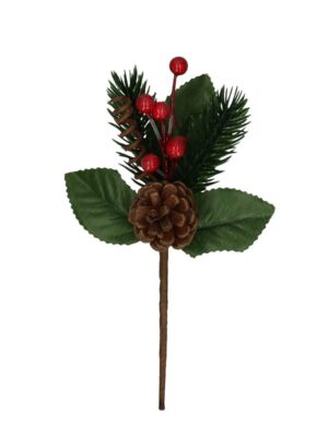 Dekoračný doplnok Vianočný Bijsteker Pinecone – 10 cm