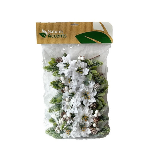 Dekoračný doplnok Vianočný Bijsteker Pionsettia – 15 cm, 7 cm Dekoračný doplnok Vianočný Bijsteker Pionsettia – 15 cm, 7 cm