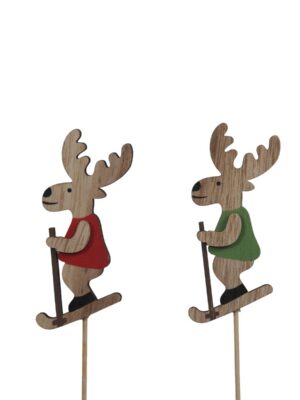 Dekoračný doplnok Vianočný Bijsteker Rendier – 20 cm, 4 × 8.5 cm